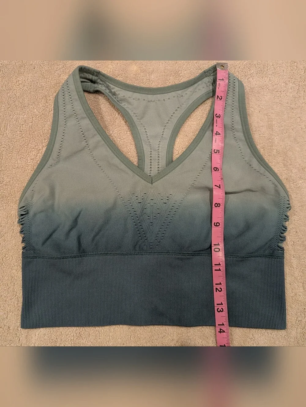 $12 Victoria's Secret PINK Size L - Sport Seamless Ombré Bralette Sports Bra